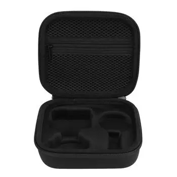 Чехол для экшн-камеры с сетчатым карманом на двухсторонней молнии, черный нейлоновый, устойчивый к падениям, портативный, водонепроницаемый