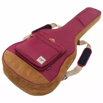 Чехол для акустической гитары Ibanez Acoustic с защитной подушкой, цвет винно-красный, гитара/электро IAB541-WR