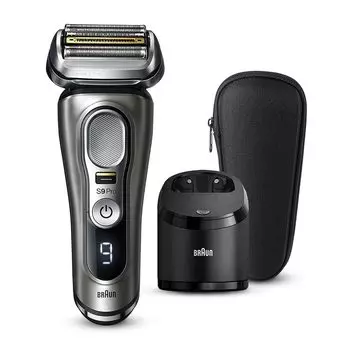 Чехол для электробритвы Braun Series 9Pro 9455cc Washer Shaver, серый +
