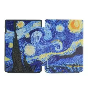 Чехол для электронной книги с автоматическим пробуждением/сном, 7,8-дюймовый защитный чехол, смарт-чехол для PocketBook 743 InkPad 4