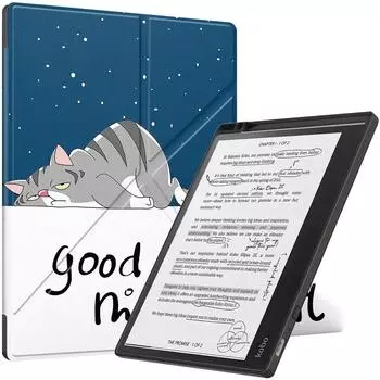 Чехол для электронной книги Smart Sleep Cover для Kobo Elipsa 2E Чехол для Kobo Elipsa 2e (2023 год выпуска) 10,3 дюйма Kobo Elipsa 2E чёрный