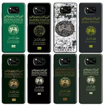 Чехол для алжирского паспорта для Xiaomi Mi 11 Lite 9T 10T 11T Pro POCO X3 Pro X3 GT F1 F2 F3 M4 M3 Pro Чехол Mi 10Lite