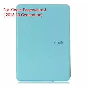 Чехол для Amazon Kindle Paperwhite 4 Cover 10 Generation Slim Smart Magnetic Shell Protector Tables коричневый