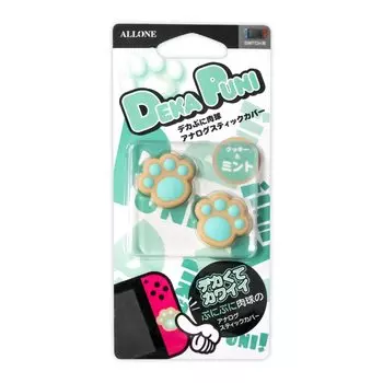 Чехол для аналогового джойстика Alone Deka Puni для Nintendo Lite Nikukyu Cookie Ver, совместимый с моделью Organic EL, зарегистрированный дизайн, защита, милое исцеление
