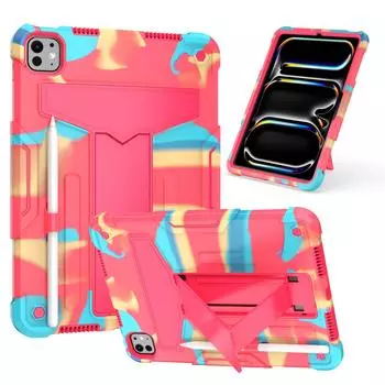 Чехол для Apple iPad Pro 11 2024 A2837 A3006 11 дюймов, защитный чехол для планшета с защитой от падений и задней подставкой iPad Pro 11 2024 aero синий