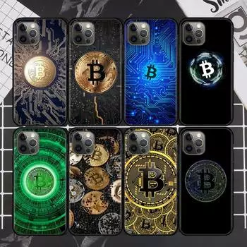Чехол для Apple iPhone 11 12 Pro 7 XR X XS Max 8 6 6s Plus 5 5S SE 2022 Чехол для 7Plus 12Mini Shell I Love Accept Bitcoin iPhone 13