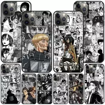 Чехол для Apple Iphone 11 13 12 Mini 14 Pro Max Xr 7 8 +Se 2020 Xs 6 6s Plus силиконовый чехол для телефона аниме японское нападение на Титанов iPhone 7 Plus(8Plus)