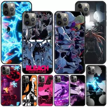 Чехол для Apple Iphone 11 13 12 Mini 14 Pro Max Xr 7 8 +Se 2020 Xs 6 6s Plus 5, черный чехол для телефона Bleach Thousand Year Blood War iPhone 12