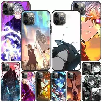 Чехол для Apple Iphone 11 13 12 Mini 14 Pro Max Xr 7 8 +Se 2020 Xs 6 6s Plus 5 5S, черный силиконовый чехол для телефона «Начало аниме» iPhone 14 Plus