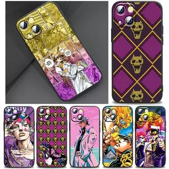 Чехол для Apple iPhone 14 13 12 11 SE XS XR X 7 8 6 mini Plus Pro MAX 2020 с изображением аниме-мультфильма JoJo Jotaro Kujo iPhone 5 5S SE