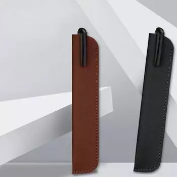 Чехол для Apple Pencil 2 1 для сенсорного стилуса, шариковая ручка, кожаный защитный чехол, аксессуары для iPad, чехол, чехол для стилуса темно-синий