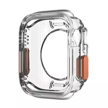 Чехол для Apple Watch 44 мм, 45 мм, 41 мм, 40 мм, передний и задний бампер из ТПУ, чехол для iwatch 9, 8, 7, 6, 5, 4, смена на Ultra 41/40mm чёрный