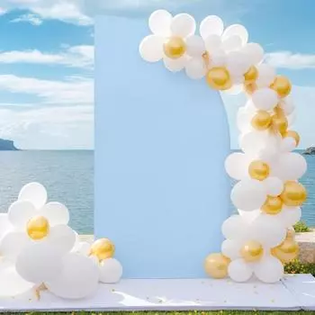 Чехол для арки в виде полумесяца, чехол для свадебного фона, чехол для подставки, эластичная тканевая арка для фона, чехол для 6-футовой арки в виде полумесяца, помолвка, детский душ бежевый
