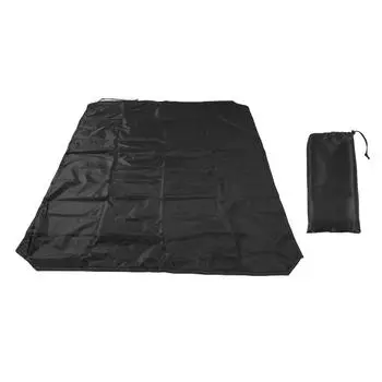 Чехол для автомобильного бокса на крышу, багажник для груза, водонепроницаемый, пыленепроницаемый, для внедорожника, для путешествий на открытом воздухе, 210D с серебряным покрытием 170 X 145cm / 66.9 X 57.1in