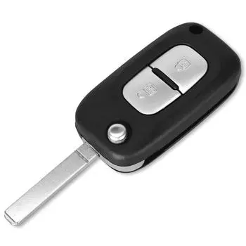 Чехол для автомобильного брелока с 2/3 кнопками, откидная складная крышка, подходит для Renault Fluence Clio Megane Kangoo Modus 3 Buttons