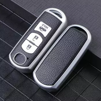 Чехол для автомобильного брелока защитный чехол для Mazda 2 3 5 6 Axela Atenza CX-5 CX5 CX-7 CX-9 MX5 2016 2017 2018 Smart 2/3 кнопки авто сумка зелёный