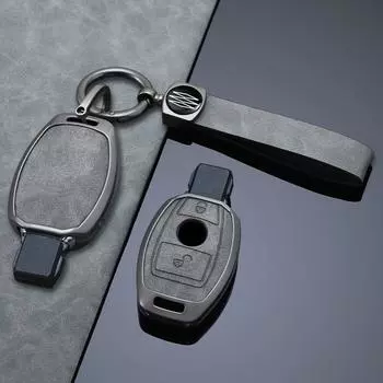 Чехол для автомобильного дистанционного ключа, чехол-брелок для Mercedes Benz ABRG Class GLK GLA GLC GLR W204 W210 W176 W202 W463