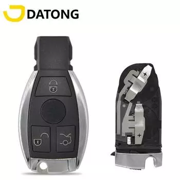 Чехол для автомобильного дистанционного ключа Datong Wolrd для Mercedes Benz ACERS CL GL SL CLK SLK NEC, замена смарт-карты, вход без ключа