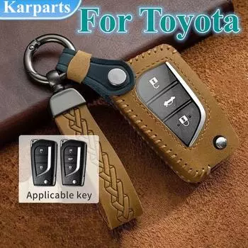 Чехол для автомобильного дистанционного ключа для Toyota Auris Corolla Reiz Avensis Verso Yaris Aygo Rav4 Scion TC IM 2017 2016 синий