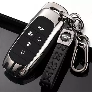 Чехол для автомобильного дистанционного ключа для GAC Trumpchi GS7 GS8 GM8 GS5 GA6 GM6, защитный держатель для ключей, брелок, аксессуары для стайлинга автомобилей серый