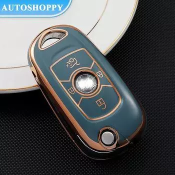 Чехол для автомобильного дистанционного ключа для Opel Vauxhall Astra K Corsa E для Buick VERANO ENCORE GX GL6 ENVISION 2018-2020 Fob чёрный