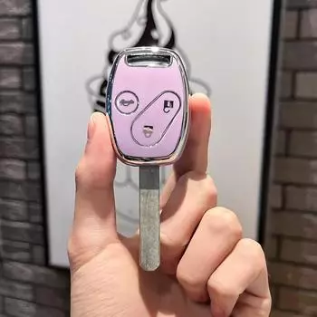 Чехол для автомобильного дистанционного ключа из ТПУ, чехол для Honda Accord Civic CRV CR-V Pilot Insight Ridgeline, защитный держатель, сумка для ключей, аксессуары