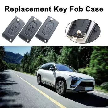 Чехол для автомобильного дистанционного ключа, противоударный, ударопрочный, простая установка, складной корпус для автомобильного ключа для 307/408/308/407 A