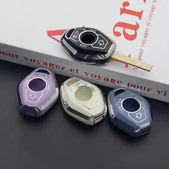 Чехол для автомобильного ключа, брелок для ключей BMW E38 E39 E46 E83 E53 E60 E63 E61 E64 E83 E85 E86 M5 325i X3 X5 Z3 Z4 3 5 7 серии белый