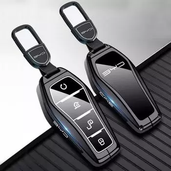 Чехол для автомобильного ключа BYD Qin Plus для 25 моделей: Пряжка для автомобильной сумки Seagull, Song Plus, Qin L, Yuan Plus, Seal, 06dmi и Han