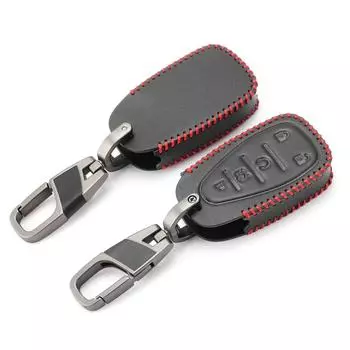Чехол для автомобильного ключа, чехол-брелок для Chevrolet Cruze Spark Sonic Camaro Volt Bolt Trax Malibu Captiva Lacetti Aveo, 5 кнопок чёрный
