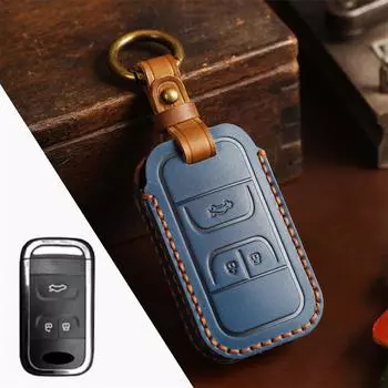 Чехол для автомобильного ключа Chery Tiggo 8 7 5X 2019 2020 Smart Keyless Remote Fob Защитный чехол для брелока держатель для автомобильного стайлинга аксессуары чёрный