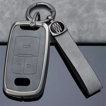 Чехол для автомобильного ключа Chery Tiggo 8 7 5X 2019 2020 Smart Keyless Remote Fob Защитный чехол для брелока держатель для автомобильного стайлинга аксессуары серый