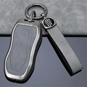 Чехол для автомобильного ключа, держатель, защитная оболочка для Geely New Emgrand GS X6 SUV EC7, аксессуары для стайлинга автомобиля, брелок с пряжкой серый