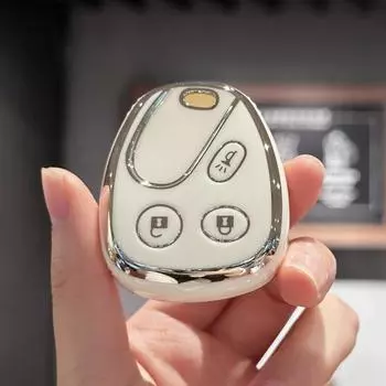 Чехол для автомобильного ключа для 2003 2004 2005 2006 Chevy Tahoe Suburban Silverado Avalanche Equinox SSR / GMC Sierra Yukon / Buick чёрный