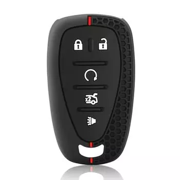 Чехол для автомобильного ключа для Chevrolet Volt Bolt Trax Malibu Blazer Traverse Onix Equino Orlando Cruze Spark Sonic Camaro Shell Fob чёрный