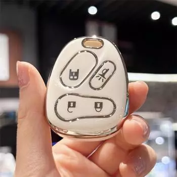 Чехол для автомобильного ключа для Chevrolet Chevy Impala Monte Carlo GMC Buick Hummer Pontiac Oldsmobile Cadillac 4 кнопки корпуса ключа чёрный