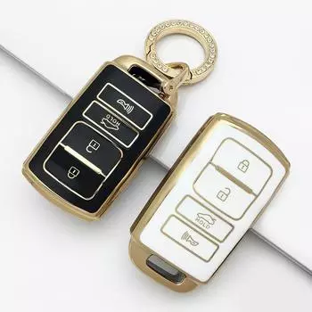 Чехол для автомобильного ключа для K7 K 04 Series, чехол для ключей из ТПУ, запасные аксессуары, кожаный шнур, металлический брелок