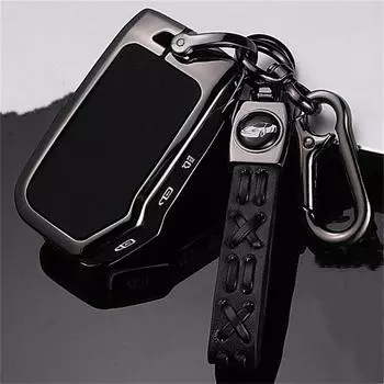 Чехол для автомобильного ключа для Kia Sportage 2019 Rio 3 Ceed Sorento Picanto Cerato Soul Optima 4 2011 Niro X Line Stinger K3 K5 K2 K7 Forte серый