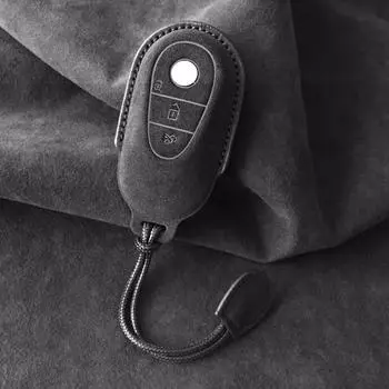 Чехол для автомобильного ключа для Mercedes Benz CS Class W206 W223 S350 C260 C300 S400 S450 S500 2020-2024 брелок защитный чехол брелок чёрный