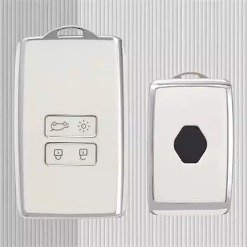 Чехол для автомобильного ключа для Renault Clio Kadjar Capture Koleos Espace Master Talisman Scenic Megane 4 Arkana Sandero Силиконовый защитный чехол