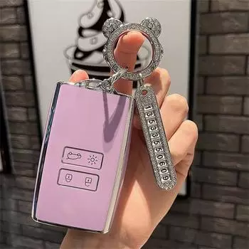 Чехол для автомобильного ключа для Renault Clio Kadjar Capture Koleos Espace Master Talisman Scenic Megane 4 Arkana Sandero Силиконовый защитный чехол