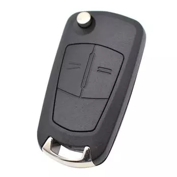 Чехол для автомобильного ключа для Vauxhall Opel Corsa D Astra H Vectra Signum Zafira B Combo Meriva A Fob Case 2 Button(No Electronic) чёрный