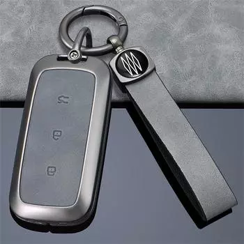 Чехол для автомобильного ключа Geely Galaxy L7 2023 L6 MAX 1.5T Plus AIR PRO KeyChain Shell Remote Protection Cover Holder Accessories серый