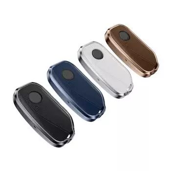 Чехол для автомобильного ключа из алюминиевого сплава и кожи для BMW X1 U11 X7 G07 XM G09 i7 7 серии G70 LCI iX I20 U06 G81 M3, автомобильные аксессуары белый