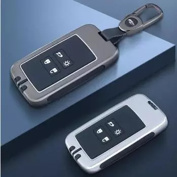 Чехол для автомобильного ключа из цинкового сплава и силикона для Renault Scenic Sandero Espace Clio Captur Kangoo Laguna Kadjar Megane Koleos QM5 QM6