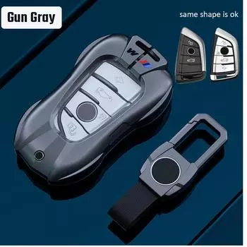 Чехол для автомобильного ключа из цинкового сплава, высококачественный брелок для BMW 1 3 5 7 серии X3 X5 X6 F30 F34 F10 F20 G20 G30 G01 G02 G05 F15 F16