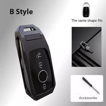 Чехол для автомобильного ключа из цинкового сплава для Mercedes Benz ABCESG Class GlC CLE CLA CLS CLK GLB GLS SLK W203 W211 W213 W204 W205