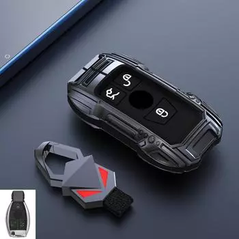 Чехол для автомобильного ключа из цинкового сплава для Mercedes Benz W203 W210 W211 W124 W202 W204 W212 W176 AMG Аксессуары