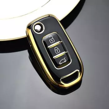 Чехол для автомобильного ключа из ТПУ для Renault Kadjar Captur Megane Sandero Stepway Logan Clio 5 Arkana 2020 2021, защитные аксессуары Key Case белый