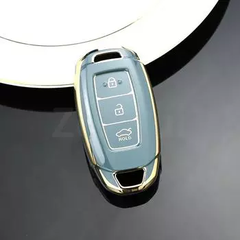 Чехол для автомобильного ключа из ТПУ для Hyundai Elantra Grandeur Accent Solaris Sonata Palisade Kona Creta I20 I30 IX35 IX25